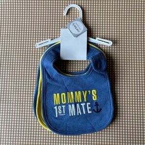 Carter’s baby boy Nautical Theme set of 3 bibs. NWT